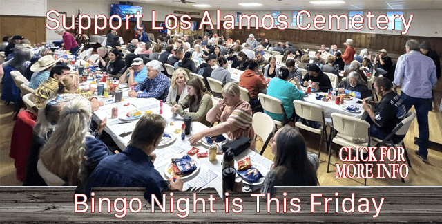Bingo Night is This Friday — Join Us to Support Los Alamos Cemetery
