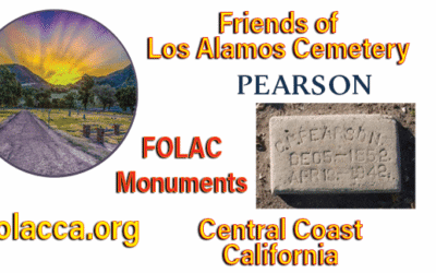 Story From The Los Alamos CA Cemetery – Pearson