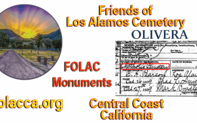 Story From The Los Alamos CA Cemetery – Olivera